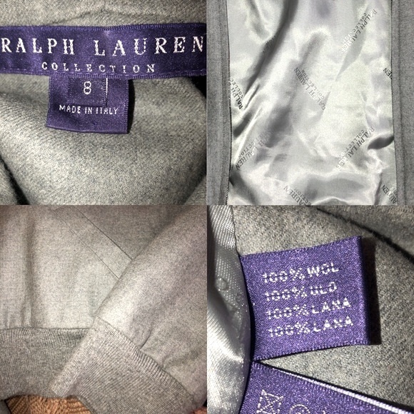Ralph Lauren Collection Wool Crop Zip-Up Hoodie - Picture 13 of 16